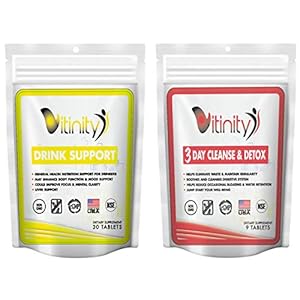 Anti-Drink Liver Cleanse Supplements,25+Key Ingredients-Craving Support,Liver Health,Kudzu,Milk-Thistle,Holy Basil,DHM Natural Cleanse,Gradual Reduction,Replenisher 30+9 Tabs(Drink-Cleanse Combo)