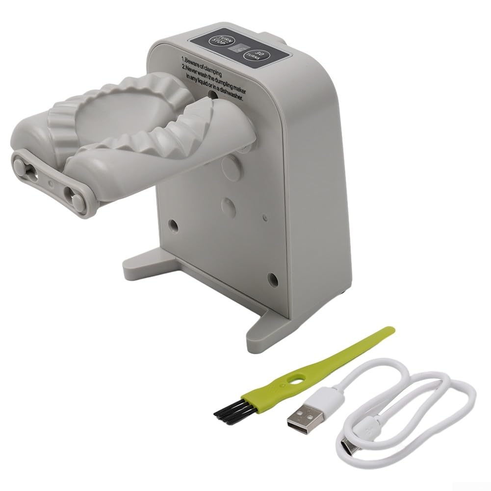 DAZZLEEX Elektrische Teigtaschenmaschine - Automatischer Ravioli Maker 1000mAh
