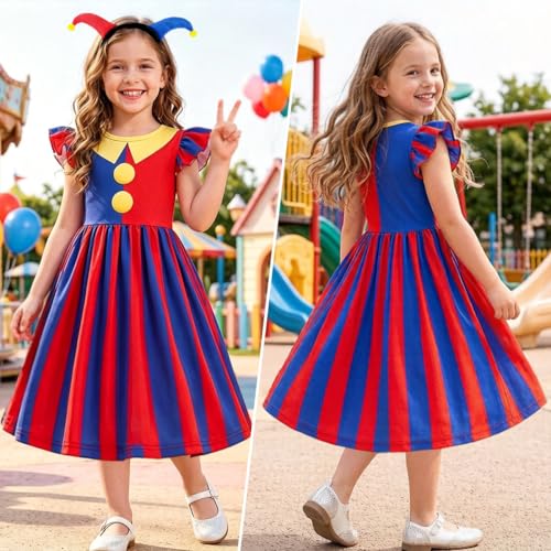 Disfraz de circo para niñas 6-7 años miniatura 3