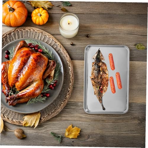 Plaques multifonctions acier inoxydable pour barbecue et service de table - 6