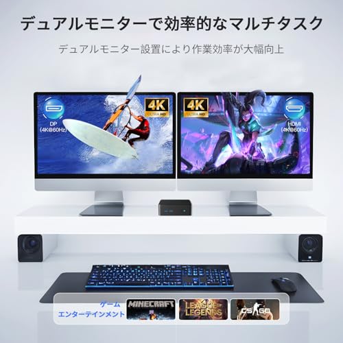 Fsjun ミニPC 2024 office搭载&Windows 11 Pro Alder Lake N150 の商品画像 4