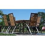 Gartengarnitur Kuba/Nassau Teak & Edelstahl