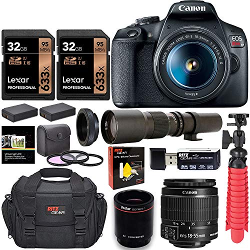 Canon EOS Rebel T7 DSLR Camera Zoom Kit(Successor for EOS Rebel T6) +