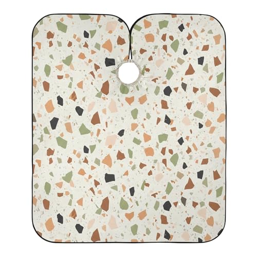 Capa impermeable para corte de cabello con ajuste de broche miniatura 2