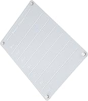 Vista 3 de Clear Acrylic Refrigerator Magnetic Planning Board, 33x23cm, Weekly Schedule - Reusable Wet Dry Erase, Transparent Surface, Home and Office Organizer