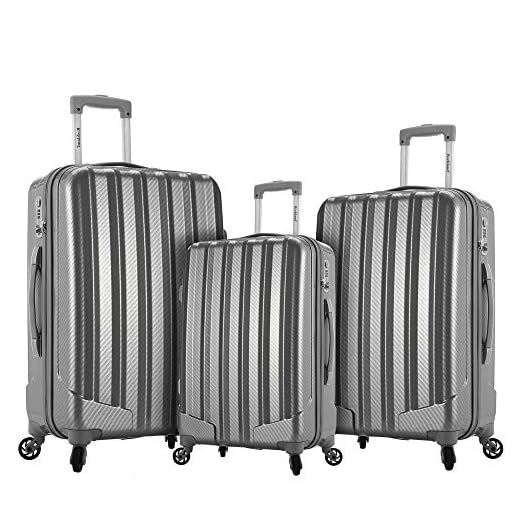 Rockland Barcelona 3-Piece Luggage Set