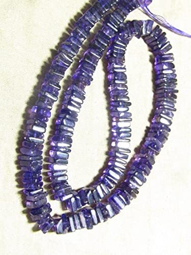 Améthyste d'Afrique AAA perles heishi polies pour bijoux de luxe