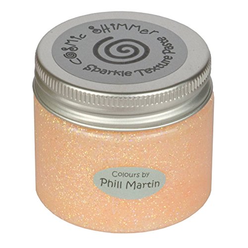 Phill Martin Cosmic Shimmer Graceful Peach Sparkle Texture Paste Cover