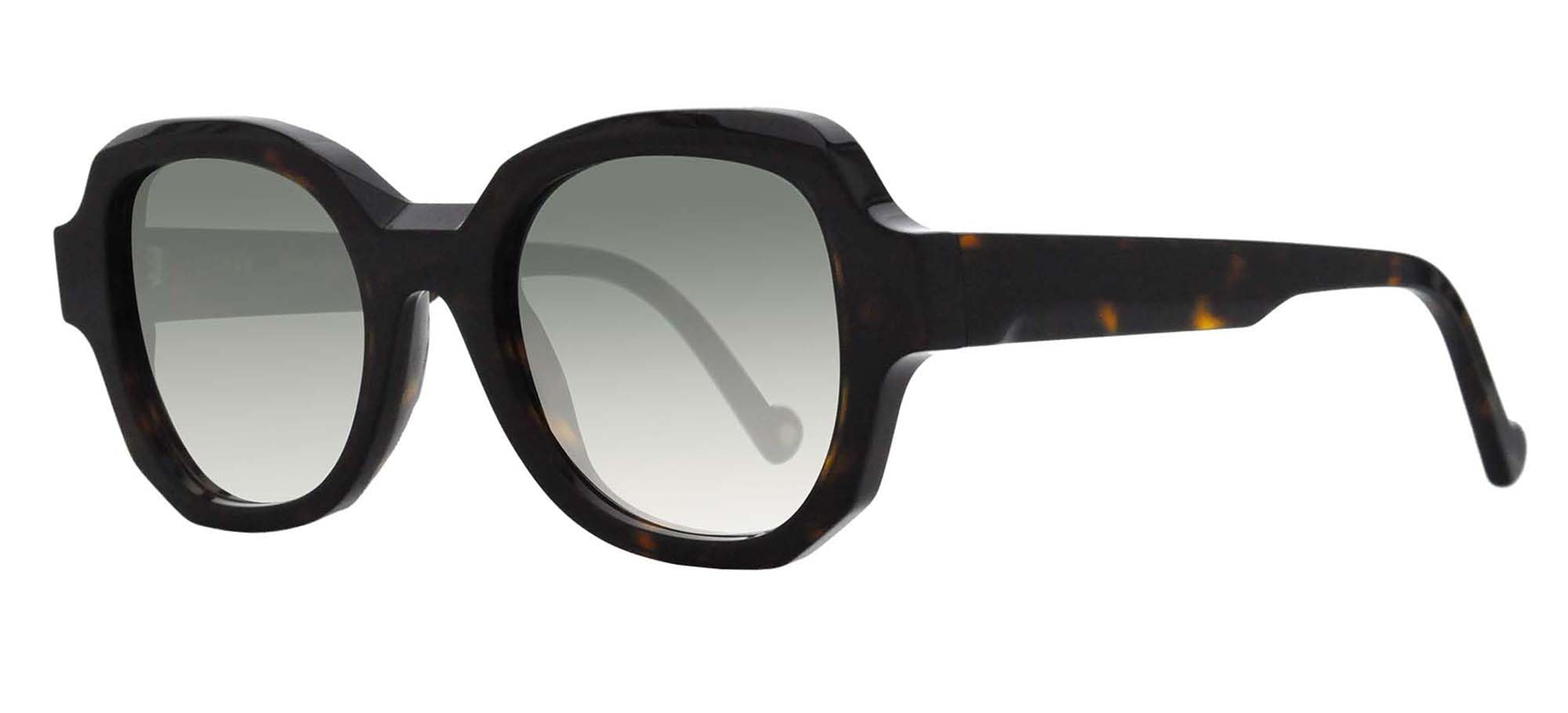 Ophy Occhiali da Sole REICH SHINY HAVANA/GREEN SHADED 50/19/145 donna