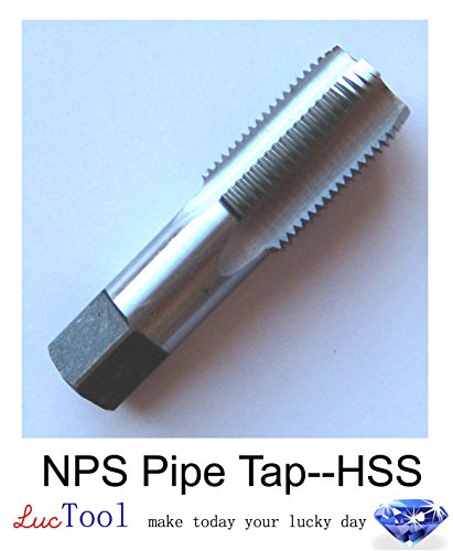 Luctool 1-11 1/2 NPS Pipe Tap HSS 1-11.5 NPS Tap Straight Pipe Thread