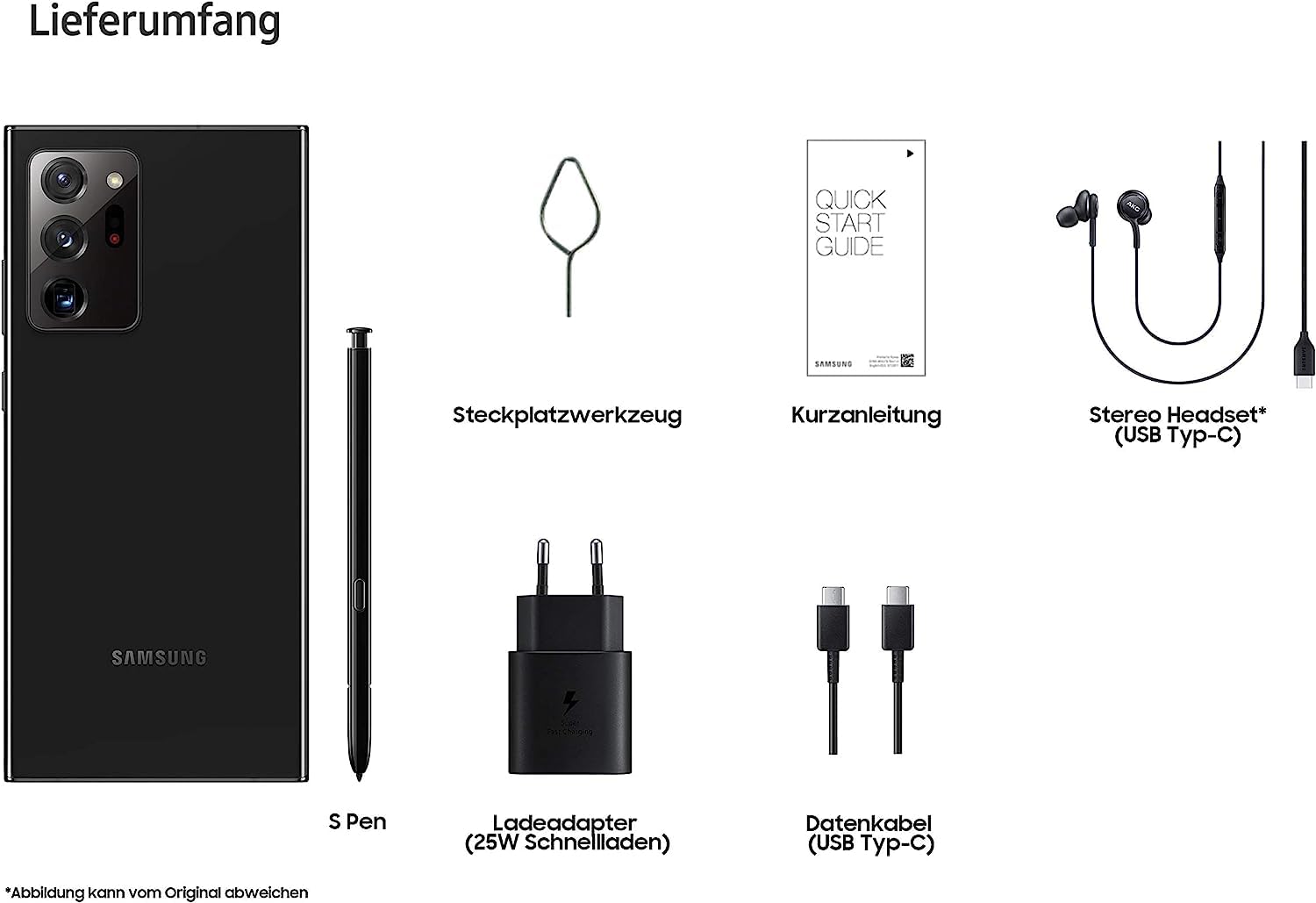 Samsung Galaxy Note 20 Ultra 256GB Android Smartphone 12GB RAM AI Display 6.9'' Dynamic AMOLED Fotocamera 108MP 4.500 mAh (Nero)