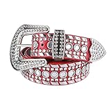 Photo Gallery mxmzsrth cinture rocciose rivetto alla moda da uomo e da donna con cinturino in lega di diamanti intarsiato con fibbia ad ago in lega di jeans(red) Photo Gallery mxmzsrth cinture rocciose rivetto alla moda da uomo e da donna con cinturino in lega di diamanti intarsiato con fibbia ad ago in lega di jeans(red)