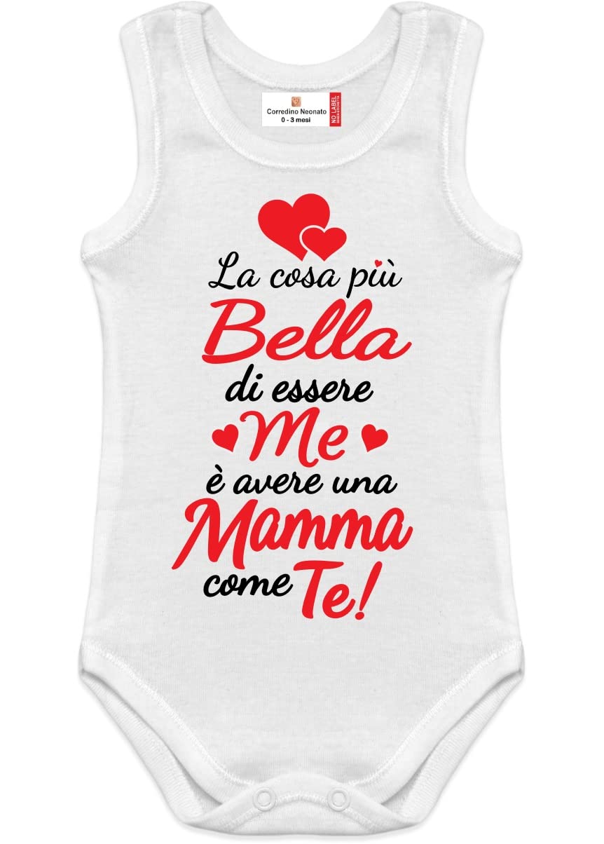 body tutine neonato neonata per bimbi belli come mamma e Papà in manica lunga e corta