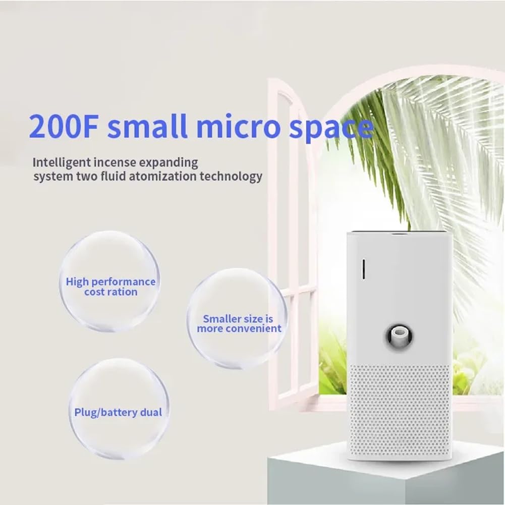 Diffusore di essenziali per profumi, profumo, profumo, deodorante per ambienti per casa, adatto per macchine a batteria a parete (A), facile da usare