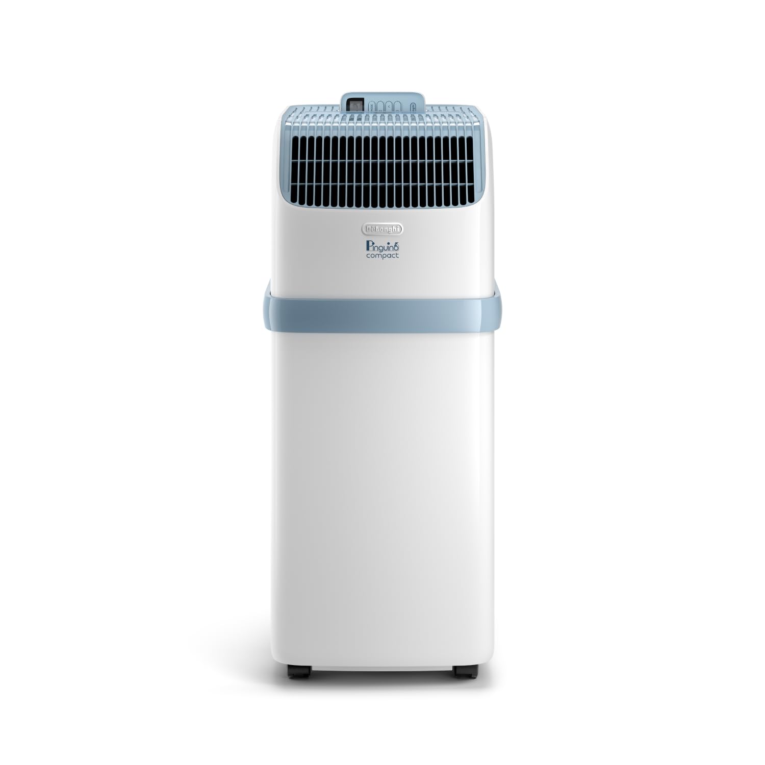 De'Longhi Pinguino Compact ES72 YOUNG  Condizionatore Portatile Silenzioso 8.300 BTU/h  2.1 kW  60m3  Gas R290  Funzione Deumidificatore  Timer 24 ore  Classe Energetica A  Bianco