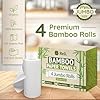 Reli. Bamboo Paper Towels (4 Pack, Jumbo) | Paper Towels Rolls 2 Ply | 125 Sheets/Roll, Full Size Sheets | Unbleached, Organic Rolls for Kitchen, Bathroom | 100% Bamboo