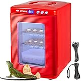 Happybuy Red Reptile Incubator 25L Scientific Lab Incubator Digital Incubator Cooling and Heating 5-60°C Reptile Egg Incubator 12V/110V Work for Small Reptiles