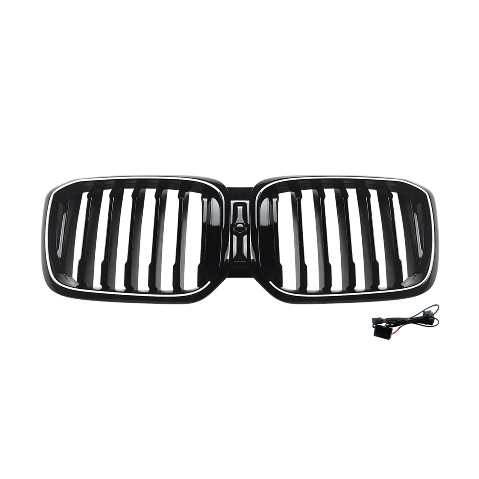 Kratka przedniego zderzaka samochodowego ze światłem do BMW X3 G01 X4 G02 LCI 2022-2024 czarna