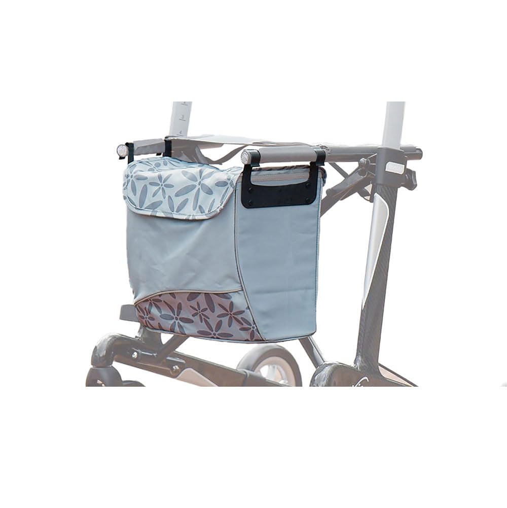 Russka Tasche mit Magnetverschluss zu Rollator Vital Ornament grau