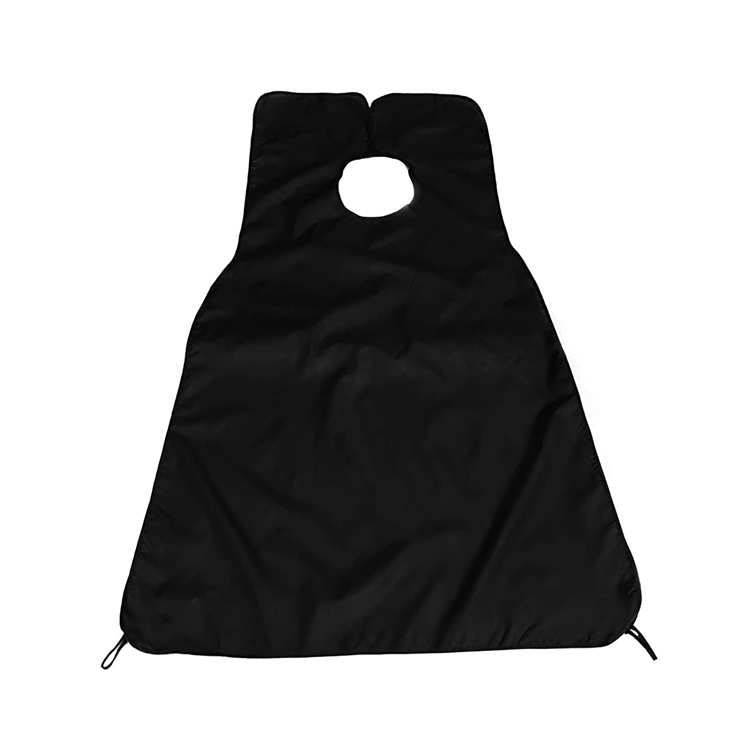 MAPPERZ Hair Cutting Apron Sheet for Salon, Home Use Hair Catcher Cloth for Shaving and Trimming Waterproof Cape Non-Stick Grooming Cloth with 2 Suction Cups (Black)-image-33