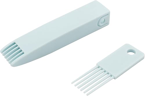 Miniatura 2 de Tijeras de ensalada con 5 cuchillas, tijeras de cocina azules para cortar verduras de carne, cortador, picador de ensalada y picadora (paquete de 6)