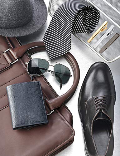 Jstyle 12 Pcs Tie Clips Set For Men Tie Bar Gift For Men Clip Set For Regular Ties Necktie Wedding Business Clips With Luxury Package #TOP2