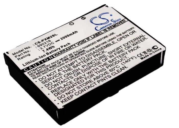 FYIOGXG CS Battery for Pioneer Airware XM2GO, GEX-INN01, inno, inno2BK, XM2go PN:Pioneer 990216 2000mAh / 7.40Wh