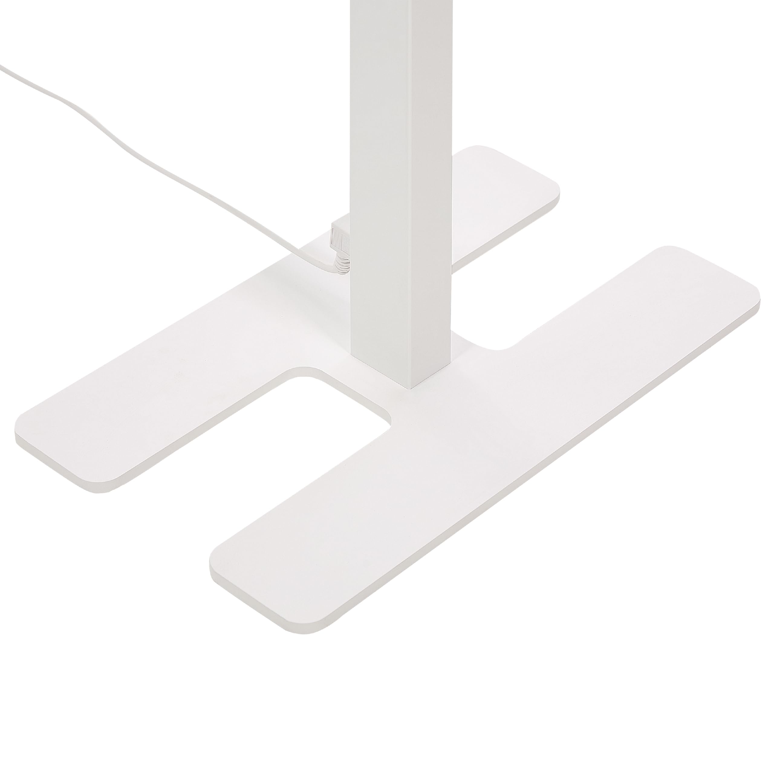 Beliani LED-Stehlampe Metall weiß mit Bewegungsmelder Touch-Funktion dimmbar Sculptor