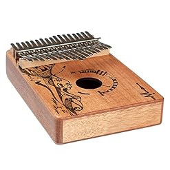 Art Series Kalimba 17 Peaceful Mind en acajou avec sac et marteau d’accordage - Les Beatles, Paul McCartney, John Lennon, RIngo Starr, George Harrison Art Series Kalimba 17 Peaceful Mind en acajou avec sac et marteau d'accordage – Image 3