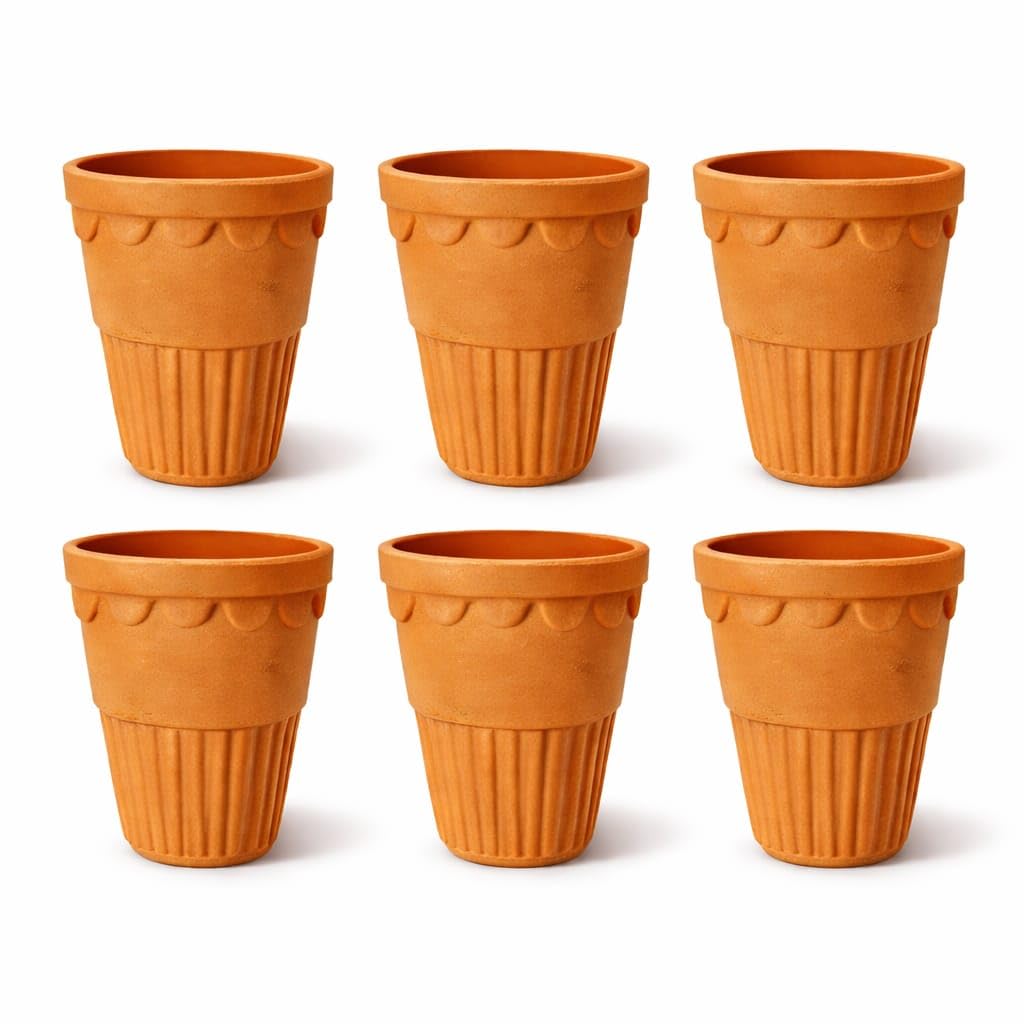 Handmade Terracotta Tumblers - Eco-Friendly Chai Kulhad -5