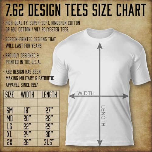 7.62 Design Army 101st Airborne Division 'Distressed' Patriotic Men's T Shirt3