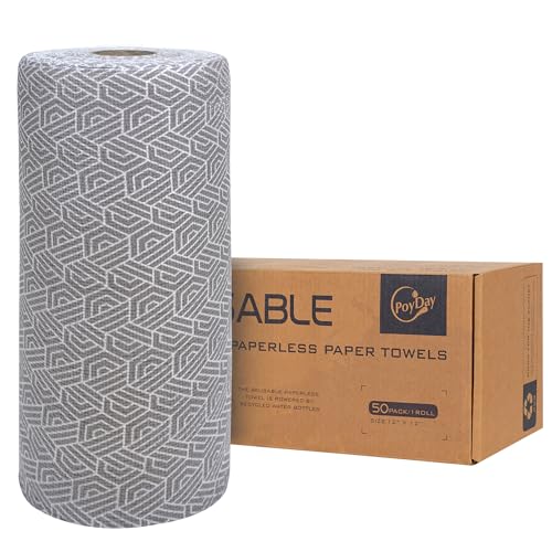 Reusable Paperless Paper Towels (50-Pack)