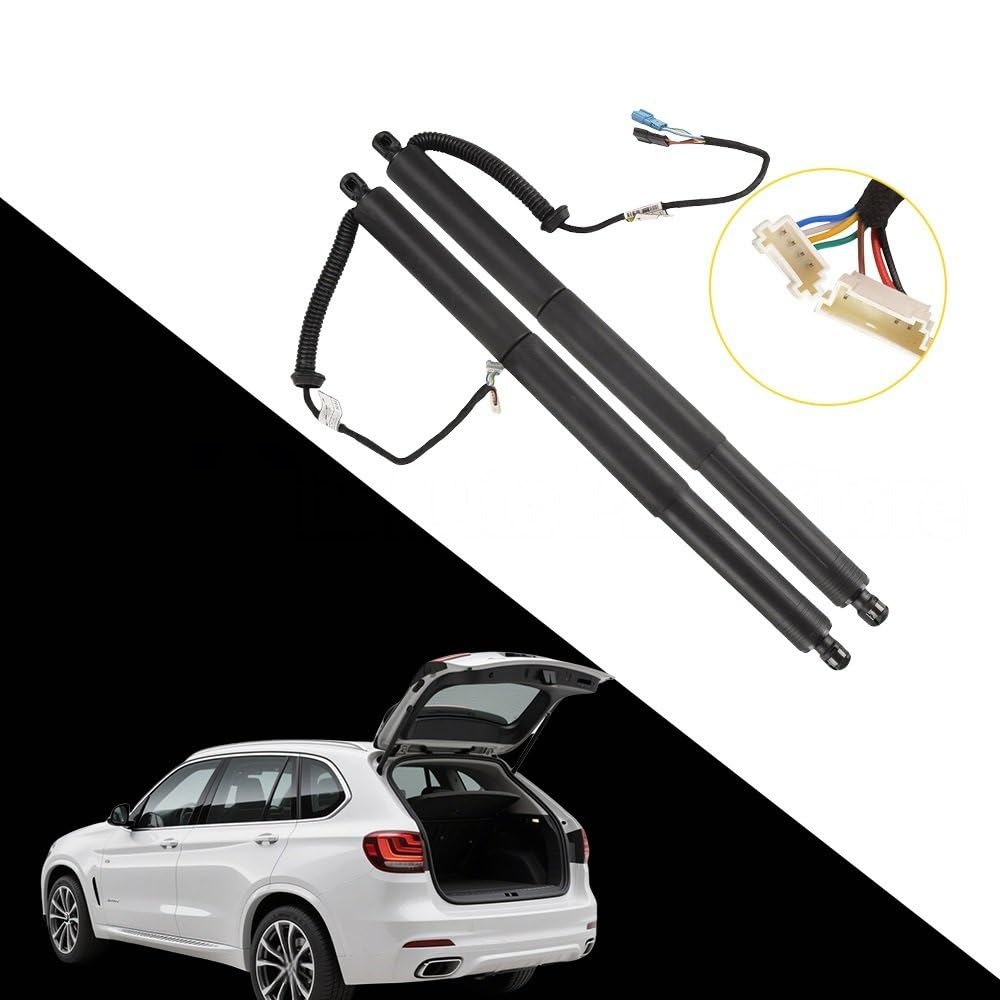 Amortiguador Puerta Trasera Puntal eléctrico de puerta trasera 51247434041 51247434042 apto para BMW X5 F15 Tirante Portón Trasero(51247434042 Right)