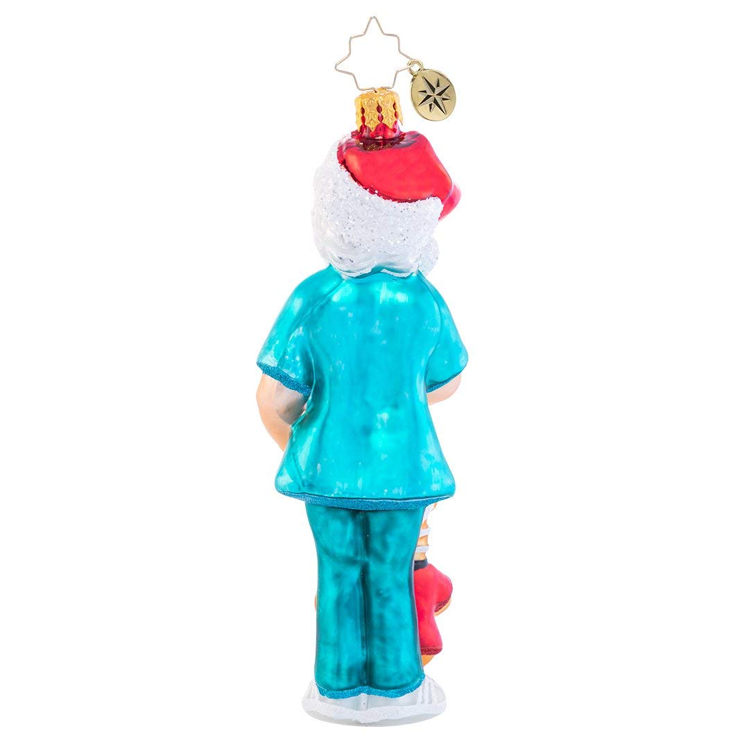 Christopher Radko Covid-19 Pandemic Themed Christmas Ornament, Merry Medical Worker