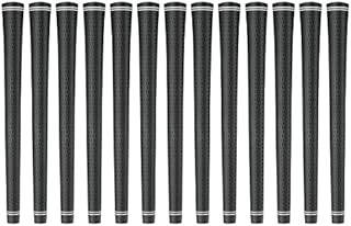 Karma Revolution Black Standard Golf Grips (13 Pack), No Alignment Necessary, Easy Installation, All-Weather Performance
