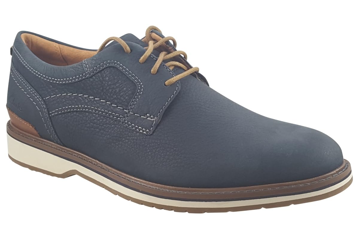 Zapatos Clarks Monahan de hombre en piel y ajuste estándar 5