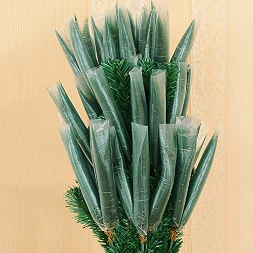 Árbol de navidad artificial 210cm pino de navidad magníficos árboles con decoraciones 6