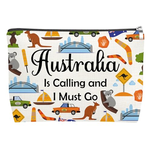 Mxrymvu Australia Trip Gift Makeup Bag Australia Souvenir