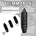 2026 New Tie Rod Boot Kit with Clamps & Zip Ties,Cuttable Silicone Rack and Pinion Boot for Steering System Protection,Universal Inner Tie Rod Boots Car Accessories