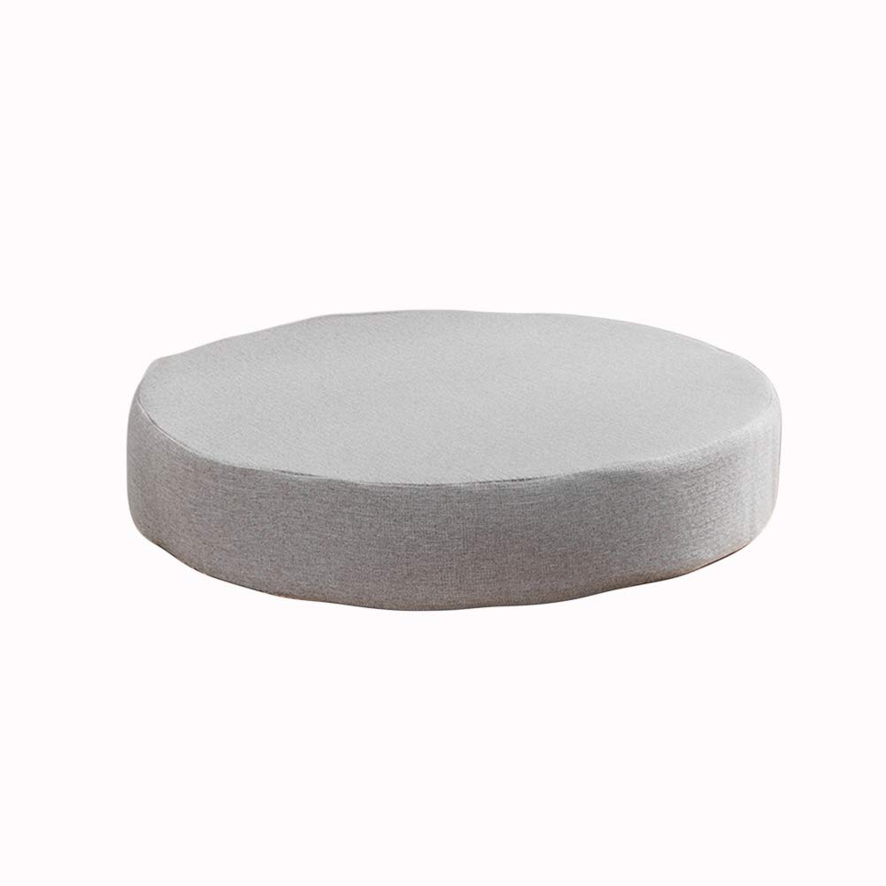 ping bu Seat Pads Soft Chair Pad Dining Chair Cushions Round Seat Cushions for Home Office Outdoor Patio Sofa Padded Garden Chair Cushion (Grey,40x40x5cm)
