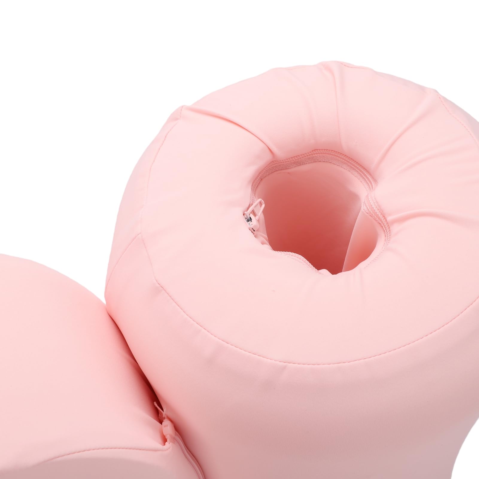 Luqeeg Poduszka do Czytania, Poduszka Oparcia z Pianki Memory do Siedzenia na łóżku, Ergonomiczna Leżenia z Regulowanym Stojakiem na Telefon, Antypoślizgowy Uchwyt (PINK)