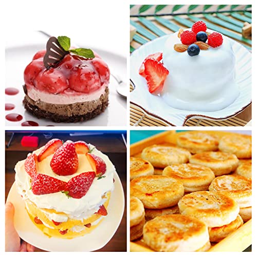 doesnotapply 6 Pack Mini Pie Dishes Quiche Pie Tart Tins Individual Round Pie Tins Non-Stick Coating Quiche Baking Moulds for Baking (12.7x8x3cm) - Image 6