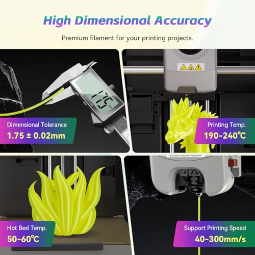 Image of FLASHFORGE Silk+ PLA Filament 1.75mm Yellow, Silky Texture 3D Printing Filament, Enhanced Layer Adhesion with Stunning Surface Finish; Chrome-Like Brilliance and Silk-Smooth Perfection