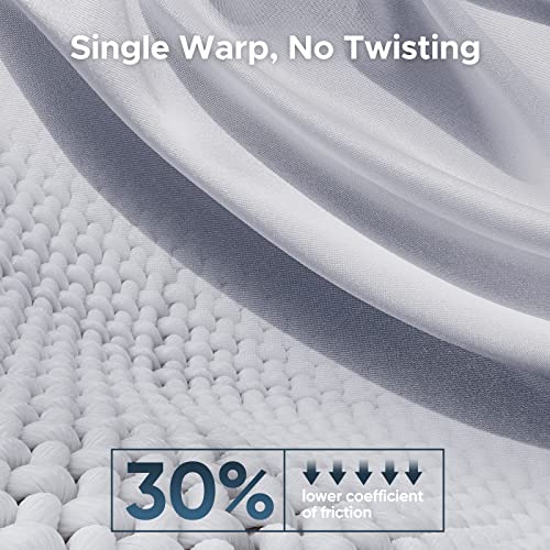 100% Pure Mulberry Silk Pillowcase For Hair And Skin - Allergen Resistant Dual Sides,600 Thread Count Silk Bed Pillow Cases With Hidden Zipper,1Pc,Standard Size,Gray #TOP3