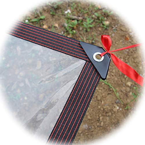 Preisvergleich Produktbild GZHENH Abdeckplane Holz Transparent Plastikfolie Wasserdicht Fensterdichtungsfolie Adiabatisch LKW-Abdeckung, 26 Größen (Color : Klar, Size : 2X2m)