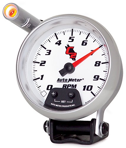 Auto Meter 7290 C2 3-3/4" 10000 Rpm Shift-Lite Mini-Monster Tachometer #TOP3