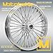 21X3.5 Fat Spoke Tubeless Wheel for Harley Touring Bagger fits 00-20 models