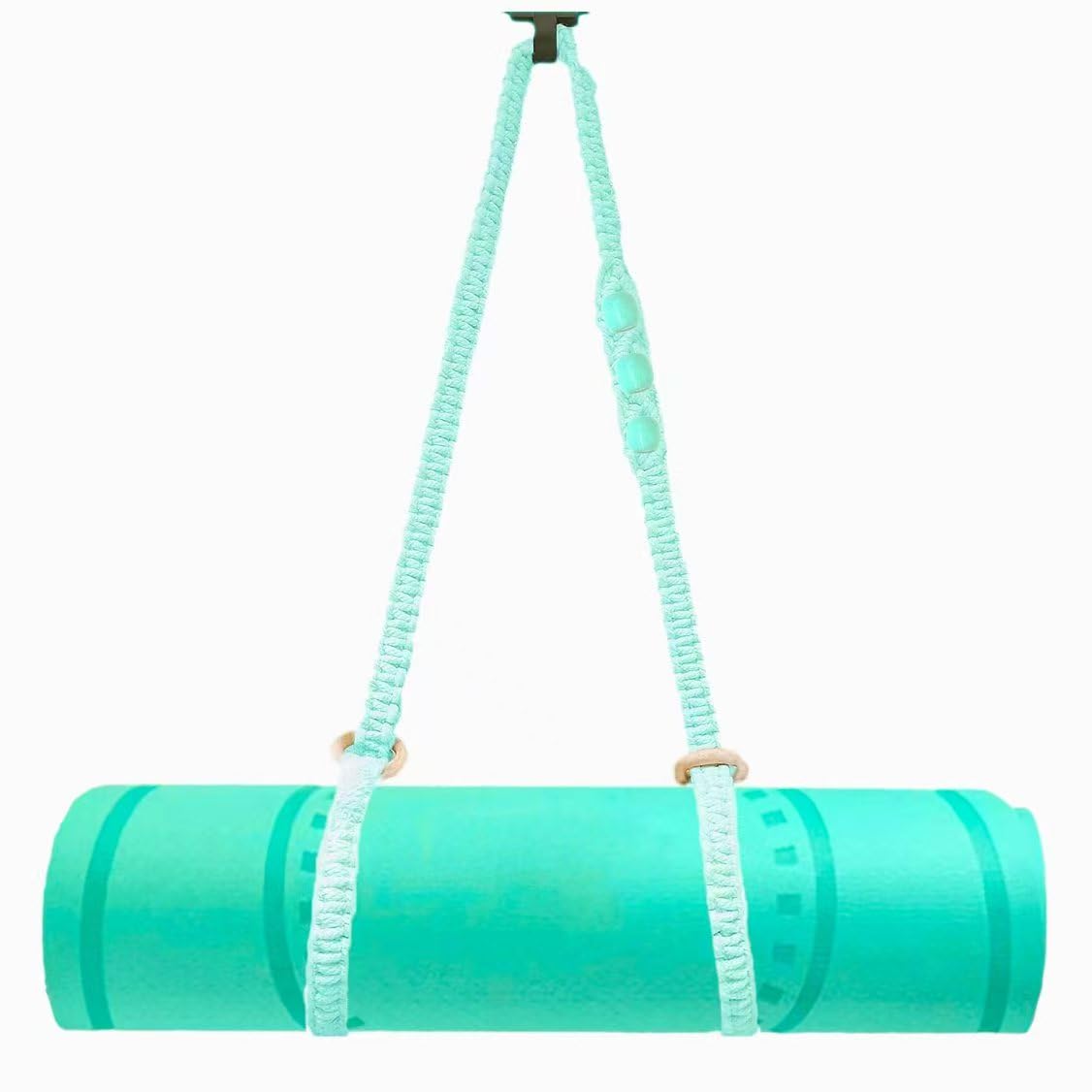 kiido Macrame Yoga Mat Carrying Strap [MAT NOT Included], Hand Woven Multi-Purpose Strap/Carrier
