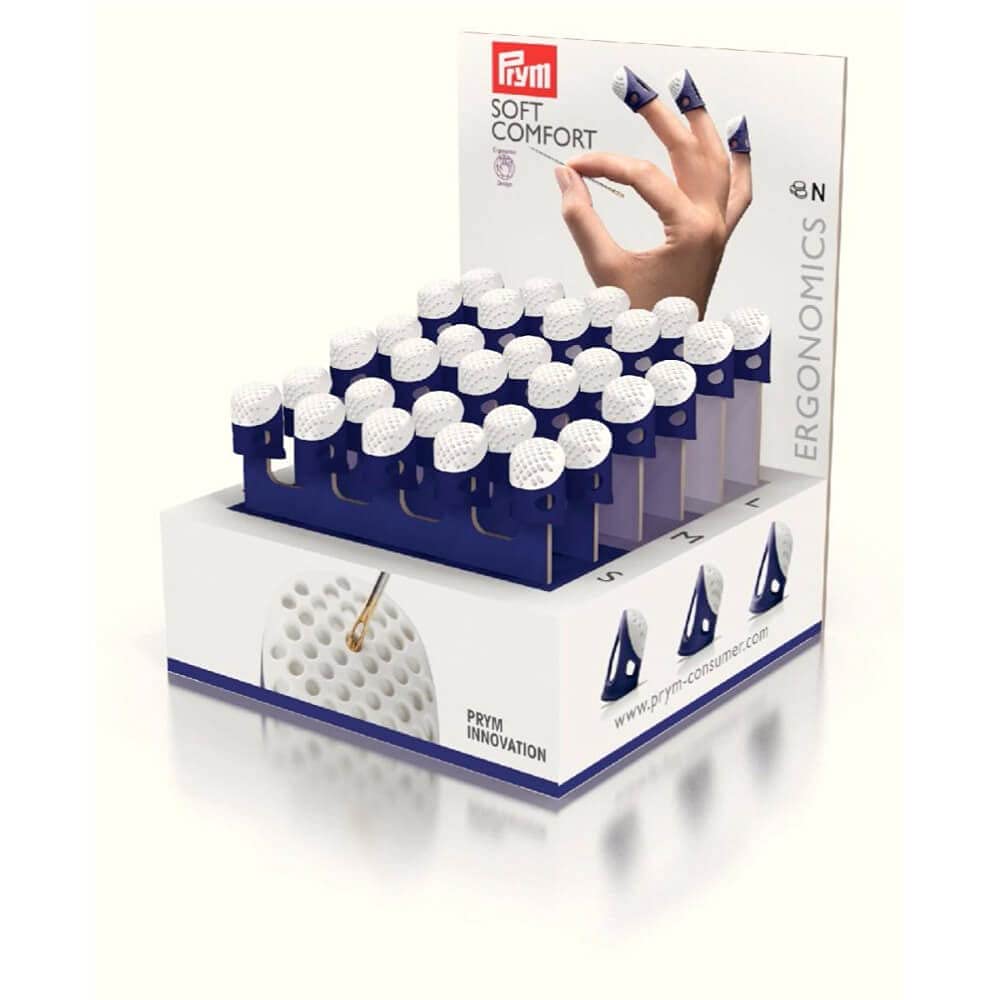 Prym 651750 Dés à Coudre, Plastique, Blanc, Eine Grösse