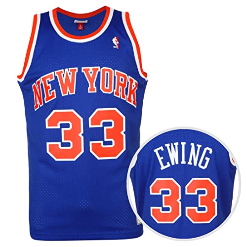Swingman Maillot New York Knicks Road 1991-92 Patrick Ewing, bleu, XX-Large